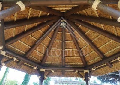 estructura tropical techo junco Marbella Mijas Malaga