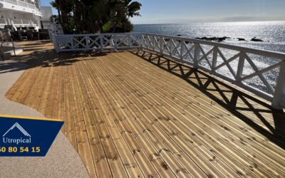 Terraza de Madera con Vistas al Mar: Diseño y Confort en Zonas Costeras